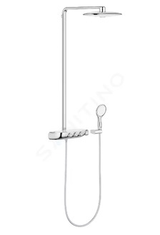Grohe Rainshower SmartControl - Sprchový set Duo 360 s termostatem, 2 proudy, chrom/měsíční bílá 26250LS0