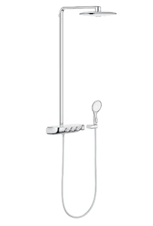 Grohe Rainshower SmartControl - Sprchový set Duo 360 s termostatem, 2 proudy, chrom/měsíční bílá 26250LS0