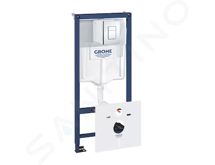 Grohe Rapid SL - Předstěnová instalace pro závěsné WC, nádržka GD2, tlačítko Skate Cosmo, chrom 39000000