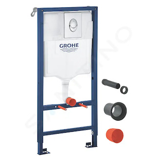 Grohe Rapid SL - Předstěnová instalace pro závěsné WC, ovládací tlačítko Skate Air, chrom 39442000