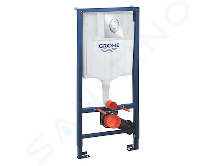 Grohe Rapid SL - Předstěnová instalace s nádržkou pro závěsné WC, tlačítko Skate Air S, chrom 39503000
