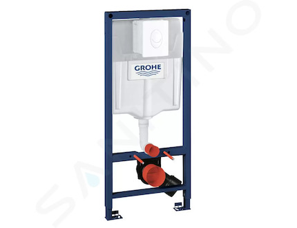 Grohe Rapid SL - Předstěnový instalační prvek pro závěsné WC, nádržka GD2, ovládací tlačítko Skate Air, alpská bílá 38764001
