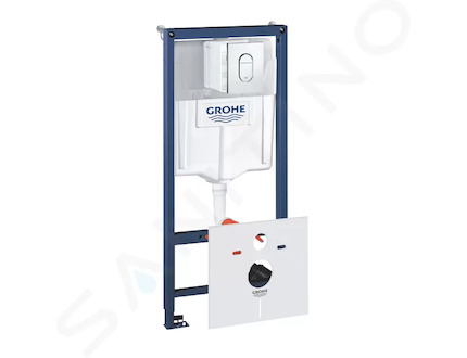Grohe Rapid SL - Předstěnový instalační prvek Rapid SL, nádržka GD2, ovládací tlačítko Arena Cosmo, chrom 38929000