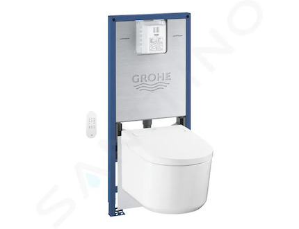 Grohe Rapid SLX - Set předstěnové instalace, elektronického bidetu a sedátka, alpská bílá 36509SH0