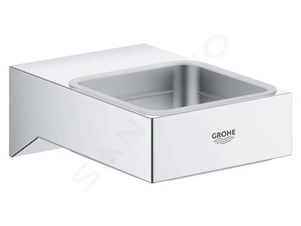 Grohe Selection Cube - Držák skleničky/mýdelníku, chrom 40865000