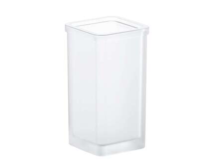 Grohe Selection Cube - Nádoba na WC kartáč, matné sklo 40867000