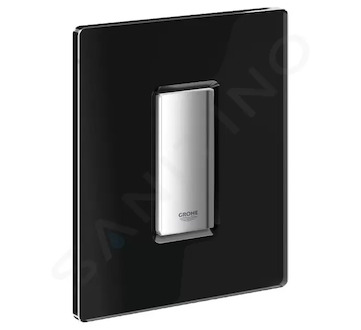 Grohe Skate Cosmo - Ovládací tlačítko, chrom/sklo velvet black, černá 38846KS0