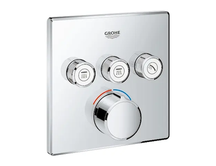 Grohe SmartControl - Baterie pod omítku, 3 výstupy, chrom 29149000