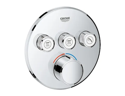 Grohe SmartControl - Baterie pod omítku se 3 výstupy, chrom 29146000