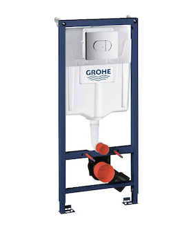 Grohe Solido - Set předstěnové instalace pro závěsné WC a tlačítko Arena Cosmopolitan, chrom 38981000