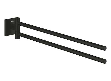 Grohe Start Cube - Dvojitý držák ručníků, délka 44 cm, matná černá 409762430