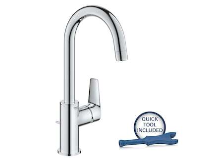 Grohe Start Edge - Umyvadlová baterie s otočným výtokem a výpustí, chrom 24201001