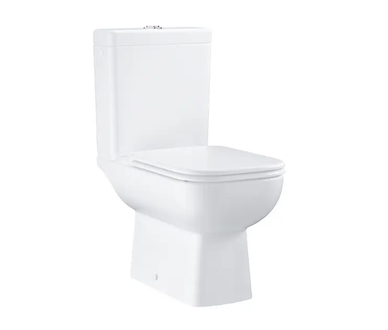 Grohe Start Edge - WC kombi set s nádržkou a sedátkem Softclose, Rimless, alpská bílá 39814000