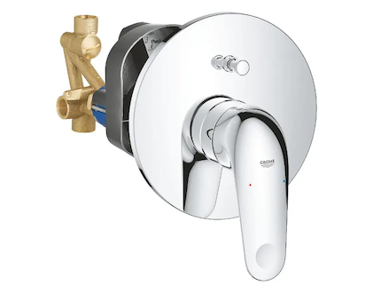 Grohe Swift - Baterie pod omítku, pro 2 spotřebiče, s tělesem, chrom 24336001