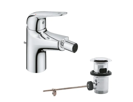 Grohe Swift - Bidetová baterie s výpustí, chrom 24332001