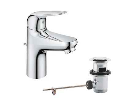 Grohe Swift - Umyvadlová baterie s výpustí, chrom 24316001