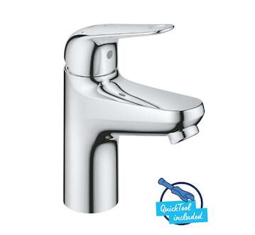 Grohe Swift - Umyvadlová baterie s výpustí Push-Open, studený start, chrom 24323001