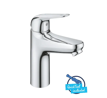 Grohe Swift - Umyvadlová baterie s výpustí Push-Open, studený start, chrom 24329001