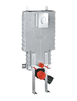 Grohe Uniset - Předstěnový instalační modul se splachovací nádrží GD2, tlačítko Skate Air, chrom 39452000