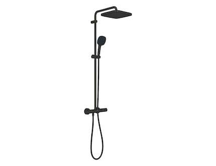 Grohe Vitalio Comfort - Sprchový set s termostatem, 25x25 cm, 2 proudy, matná černá 266962431
