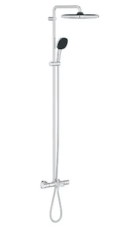 Grohe Vitalio Comfort - Sprchový set s vanovým termostatem, 25x25 cm, 2 proudy, chrom 26984001