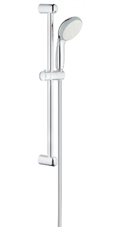 Grohe Vitalio Go - Set sprchové hlavice, 1 proud, tyče a hadice, chrom 26196000