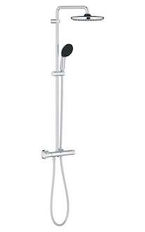 Grohe Vitalio Start - Sprchový set s termostatem, průměr 25 cm, 2 proudy, chrom 26677001