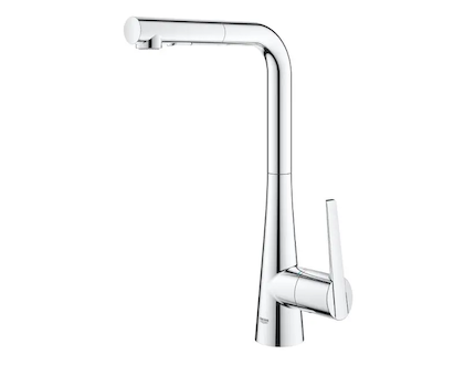 Grohe Zedra - Dřezová baterie s výsuvnou sprškou, chrom 32553002