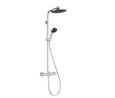 Hansgrohe Activera S - Sprchový set s termostatem, průměr 24 cm, 2 proudy, EcoSmart+, chrom 28083000
