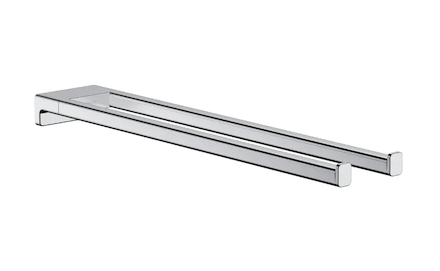 Hansgrohe AddStoris - Držák ručníků dvojitý, délka 45 cm, chrom 41770000