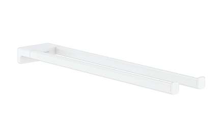 Hansgrohe AddStoris - Držák ručníků dvojitý, délka 45 cm, matná bílá 41770700