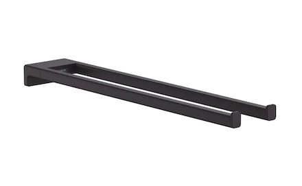 Hansgrohe AddStoris - Držák ručníků dvojitý, délka 45 cm, matná černá 41770670
