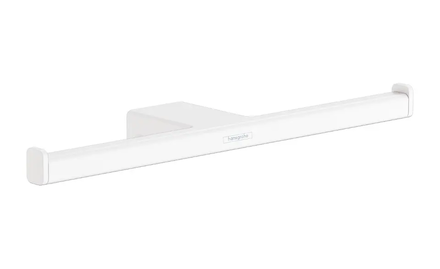 Hansgrohe AddStoris - Držák toaletního papíru dvojitý, matná bílá 41748700