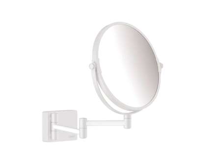 Hansgrohe AddStoris - Kosmetické nástěnné zrcátko, matná bílá 41791700