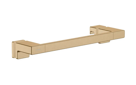 Hansgrohe AddStoris - Madlo pro sprchové dveře, délka 400 mm, kartáčovaný bronz 41759140