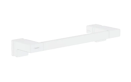 Hansgrohe AddStoris - Madlo pro sprchové dveře, délka 400 mm, matná bílá 41759700