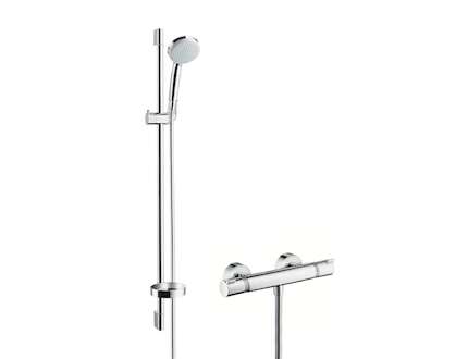 Hansgrohe Croma 100 - Sprchový set Vario s termostatem, EcoSmart 9 l/min, chrom 27033000