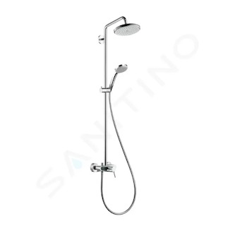 Hansgrohe Croma 220 - Sprchový set Showerpipe 220 s baterií, 1 proud, chrom 27222000
