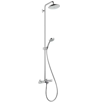 Hansgrohe Croma 220 - Sprchový set Showerpipe s termostatem, 22 cm, 1 proud, chrom 27223000