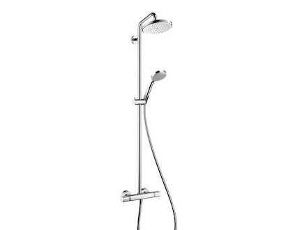 Hansgrohe Croma 220 - Sprchový set Showerpipe s termostatem, 22 cm, 4 proudy, chrom 27185000