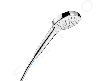 Hansgrohe Croma Select E - Sprchová hlavice Vario, 3 proudy, bílá/chrom 26812400