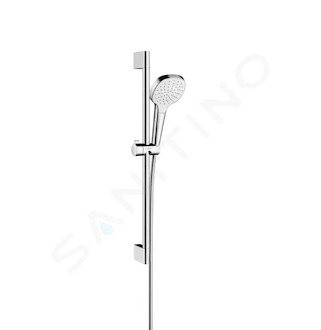 Hansgrohe Croma Select E - Sprchová souprava 1jet EcoSmart 9l/min 0,65m, bílá/chrom 26585400