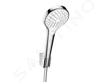 Hansgrohe Croma Select S - Set sprchové hlavice, 4 proudy, držáku a hadice 1,25 m, bílá/chrom 26421400