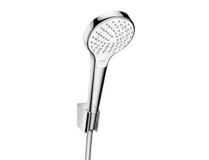 Hansgrohe Croma Select S - Set sprchové hlavice, 4 proudy, držáku a hadice 1,25 m, bílá/chrom 26421400