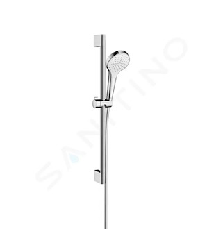 Hansgrohe Croma Select S - Sprchová souprava 1jet EcoSmart 9 l/min 0,65m, bílá/chrom 26565400