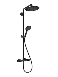 Hansgrohe Croma Select S - Sprchový set Showerpipe 280 s termostatem, EcoSmart, matná černá 26891670