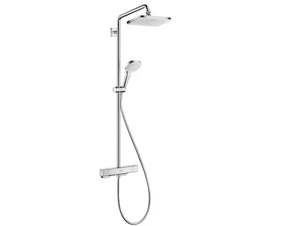 Hansgrohe Croma - Sprchový set Showerpipe s termostatem, 1jet, EcoSmart, chrom 27660000