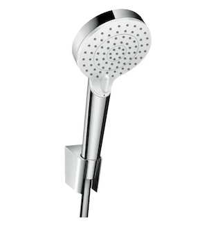 Hansgrohe Crometta - Set sprchové hlavice, 2 proudy, držáku a hadice, EcoSmart, bílá/chrom 26694400