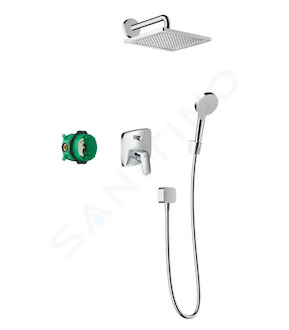 Hansgrohe Crometta - Sprchový set E 240, s baterií Logis pod omítku, chrom 27957000