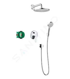 Hansgrohe Crometta - Sprchový set S 240, s baterií Focus pod omítku, 2 proudy, chrom 27958000